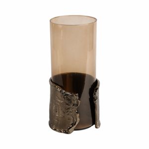 BAXTERMILL BROWN CANDLE HOLDER 12 (IN) 4