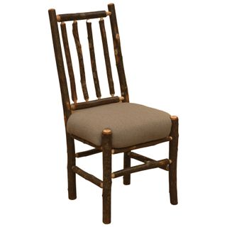 Hickory Bistro Spoke Back Side Chair - Cinnamon Seat