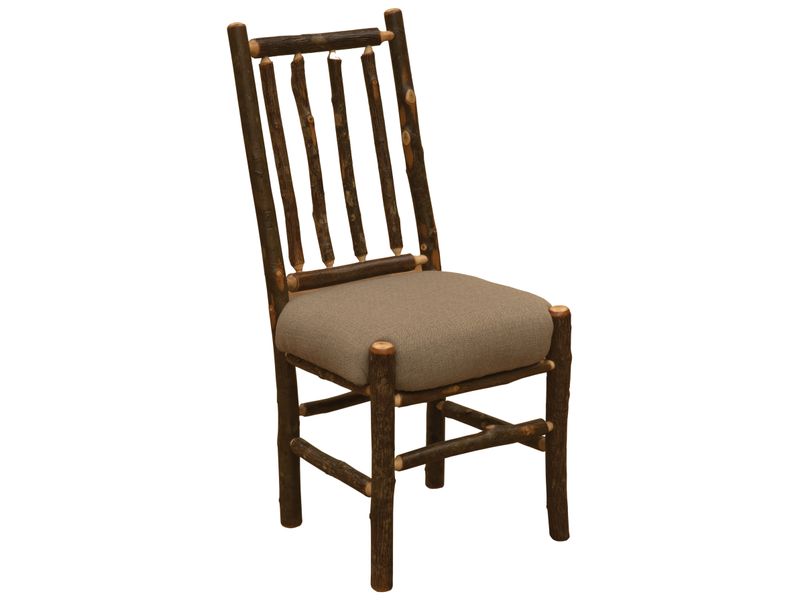 Hickory Bistro Spoke Back Side Chair - Cinnamon Seat 2