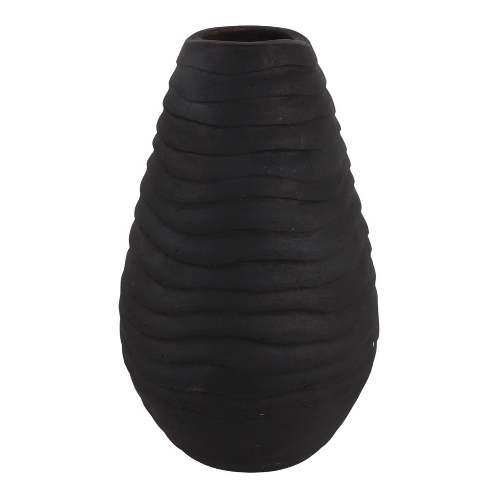 HAVENOAK BLACK VASE 18 (IN)
