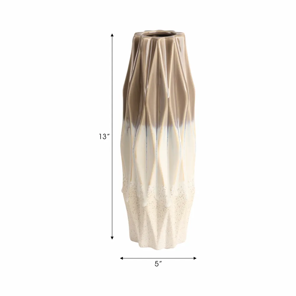 KIRAFORD IVORY VASE 13 (IN)