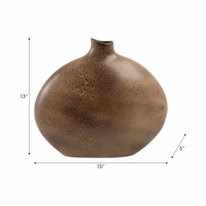 CABOTPARK BROWN VASE 14 (IN) 10