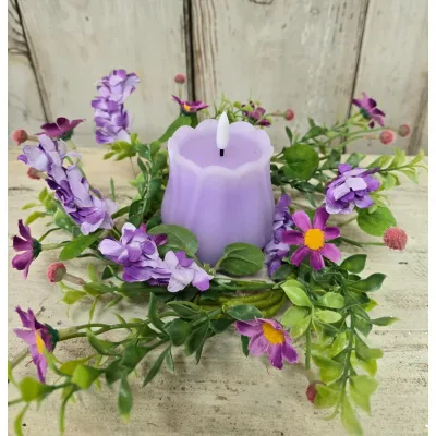 Lavender Sky 4.5in Candle Ring
