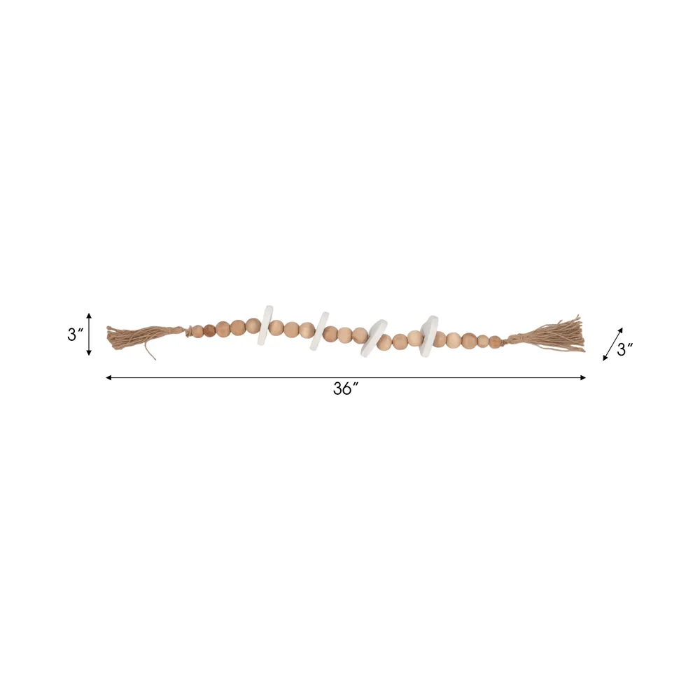CHLOEWELL TAN BEAD 3 (IN)