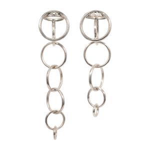 S/2 20/24" DAYTON METAL CHAIN WALL DECOR, SILVER 6