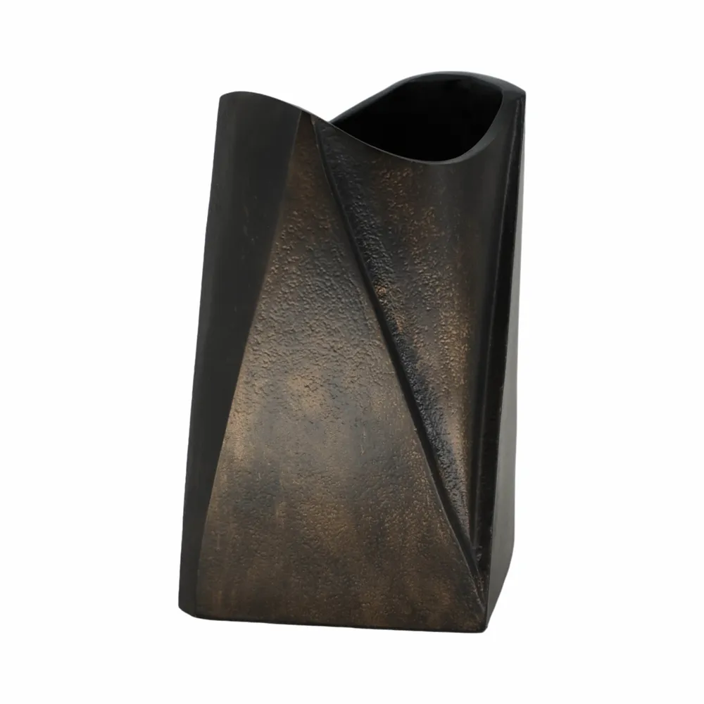 VERABROOK GRAY VASE 8 (IN)