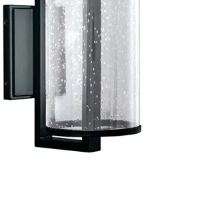 Candela 13'' High Integrated LED Outdoor Wall Sconce - Matte Black 4