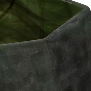 DYLANDALE GREEN GLASS VASE 10 (IN) 5