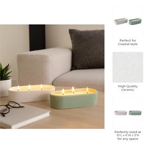 CHAPINLAND SET OF 2 GRAPEFRUIT&GINGER CANDLE 3 (IN) 10