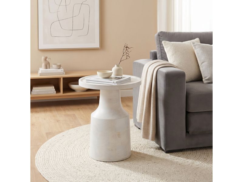 Cala Side Table White 2