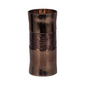 HAMDENWAY BRONZE GLASS VASE 11 (IN) 1