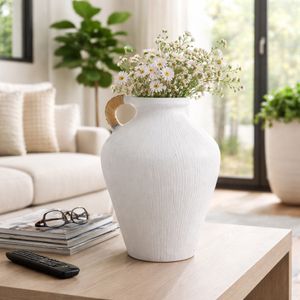 HANKWAY WHITE VASE 17 (IN) 11