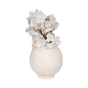 CORBINFORD WHITE VASE 8 (IN) 3