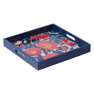 Icelandic Poppy 15 Inch Square Tray 4