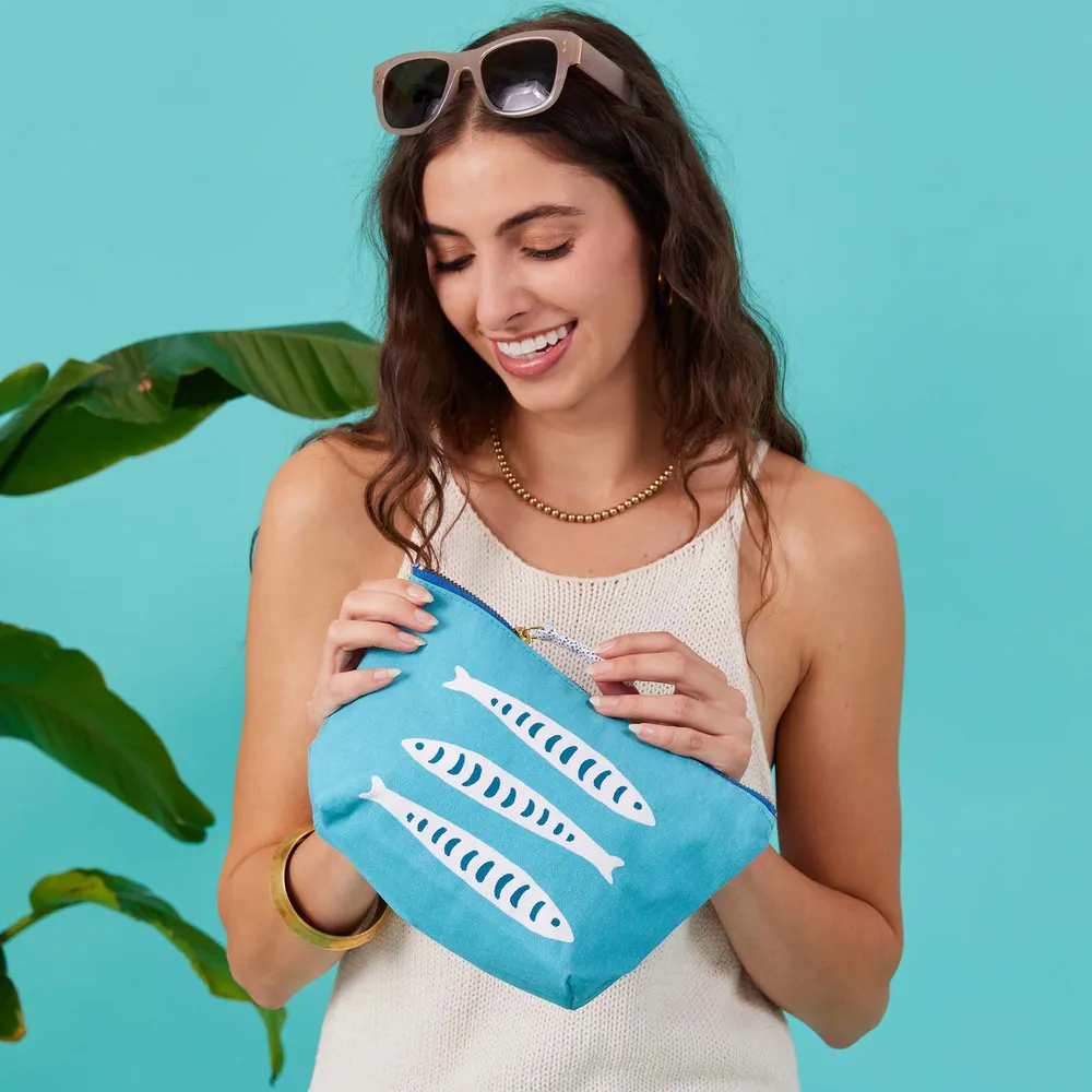 Sardina Swimmers Medium Essential Canvas Pouch