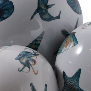 GILBERTDALE SET OF 3 BLUE ORBS 6 (IN) 6