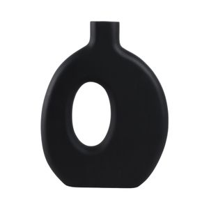 GRIFFINMOOR BLACK VASE 18 (IN) 6