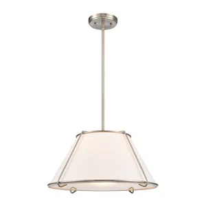 Regalia 18″ Wide 1-Light Pendant - Satin Nickel 1