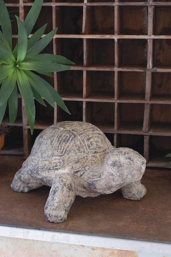Faux Concrete Turtle