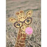 GLITTER MAGNET - GIRAFFE 1