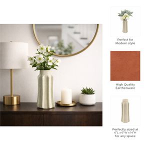 BAKERHAVEN TAUPE VASE 14 (IN) 10