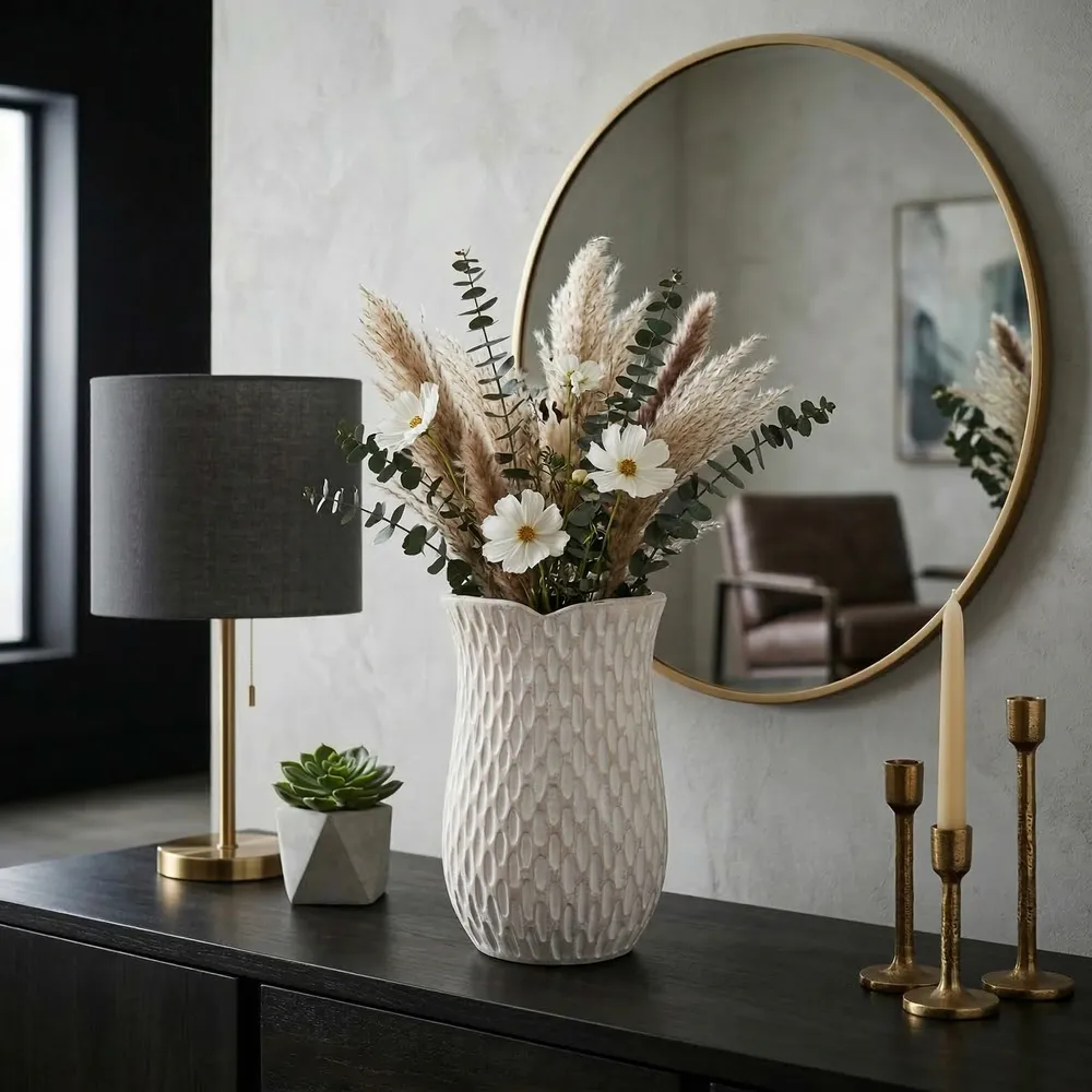 ERINRIDGE IVORY VASE 15 (IN)