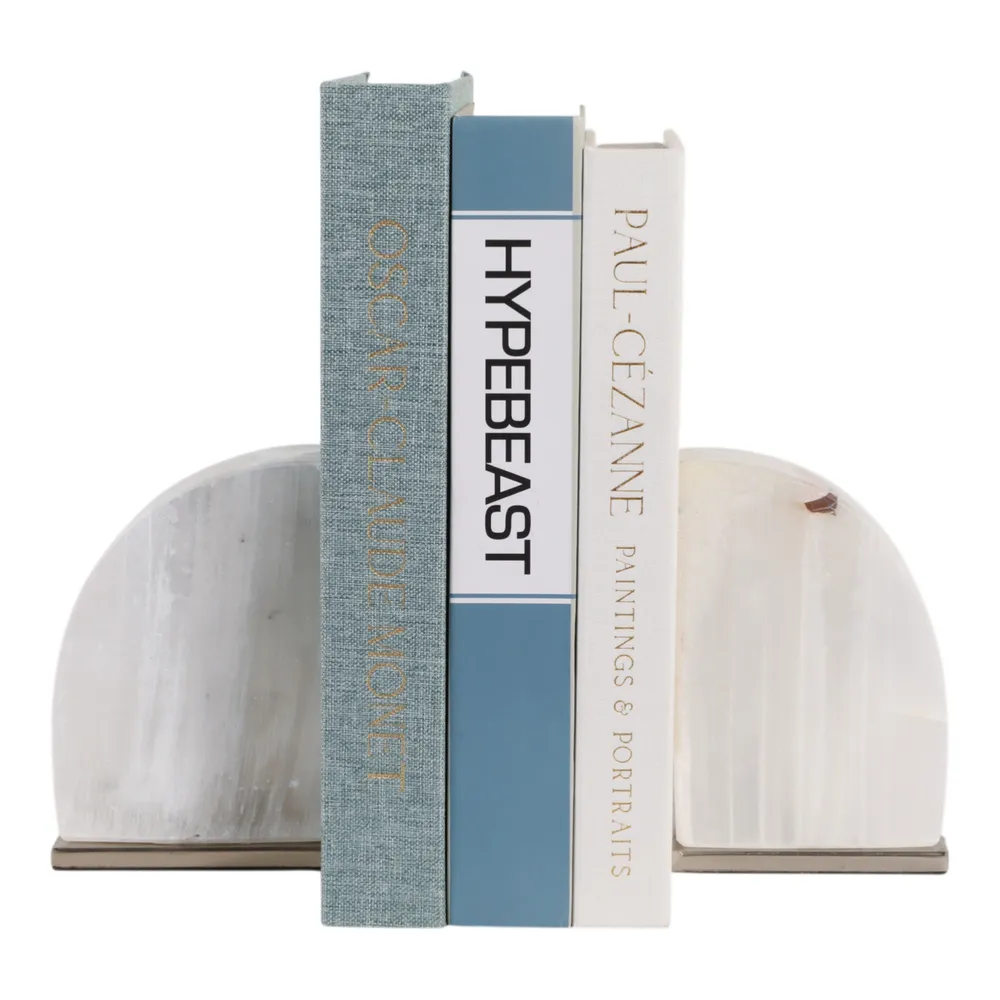 FOLEYCLIFF WHITE BOOKEND 6 (IN)