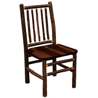 Hickory Spoke Back Side Chair - Espresso Seat