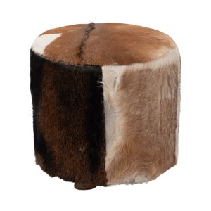 ELMONTHAVEN IVORY OTTOMAN 18 (IN) 1