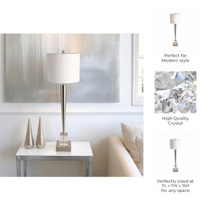 DUNBARWAY SILVER LAMP 36 (IN) 9