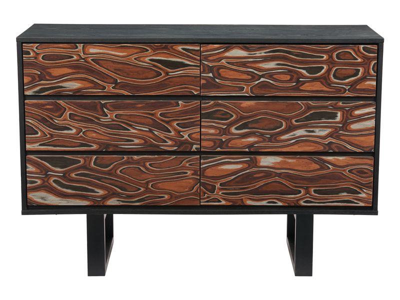 Aremi Dresser Brown & Black 4