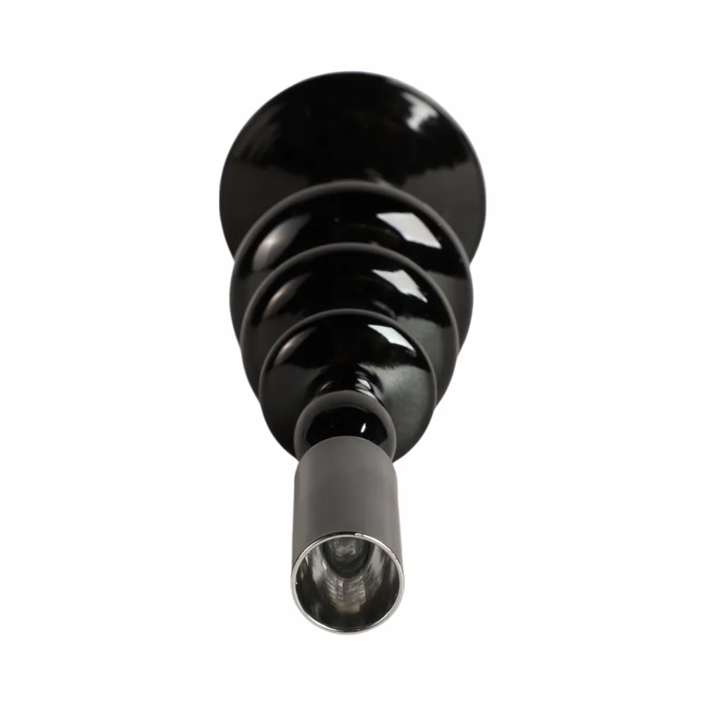 ELLENLAND BLACK CANDLE HOLDER 11 (IN)