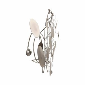 SOLLAKE SILVER METAL WALL 18 (IN) 4
