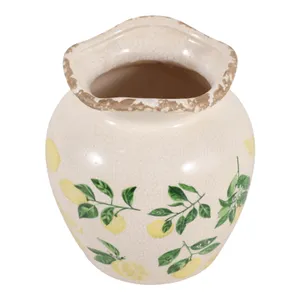 ROSEOAK YELLOW VASE 7 (IN) 6