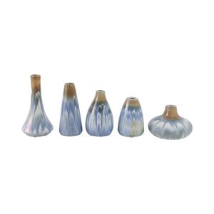 PAXTON SET OF 5 IVORY VASES 8 (IN) 3