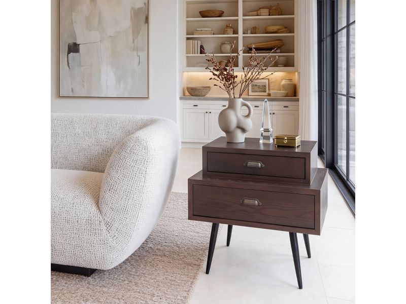 Mechy Side Table Brown 10