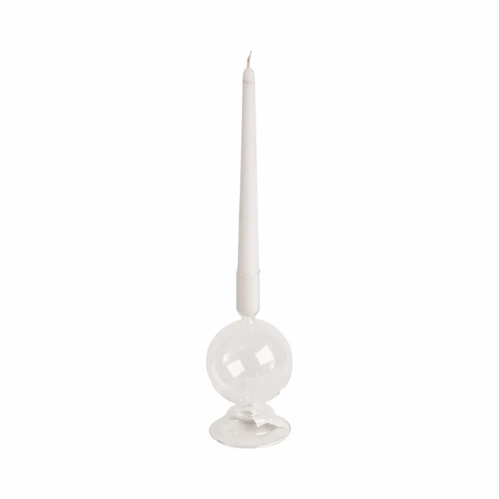 SKYLERCLIFF CLEAR CANDLE HOLDER 7 (IN)
