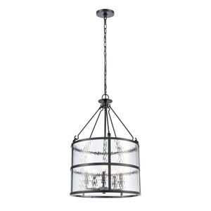 Solace 18'' Wide 5-Light Pendant - Matte Black 1