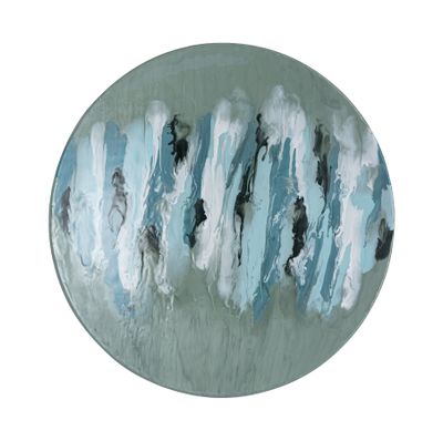 Spindrift Dimensional Wall Art - Set of 3 Seafoam Green Enamel