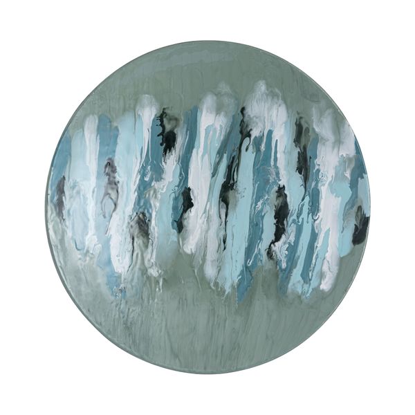 Spindrift Dimensional Wall Art - Set of 3 Seafoam Green Enamel