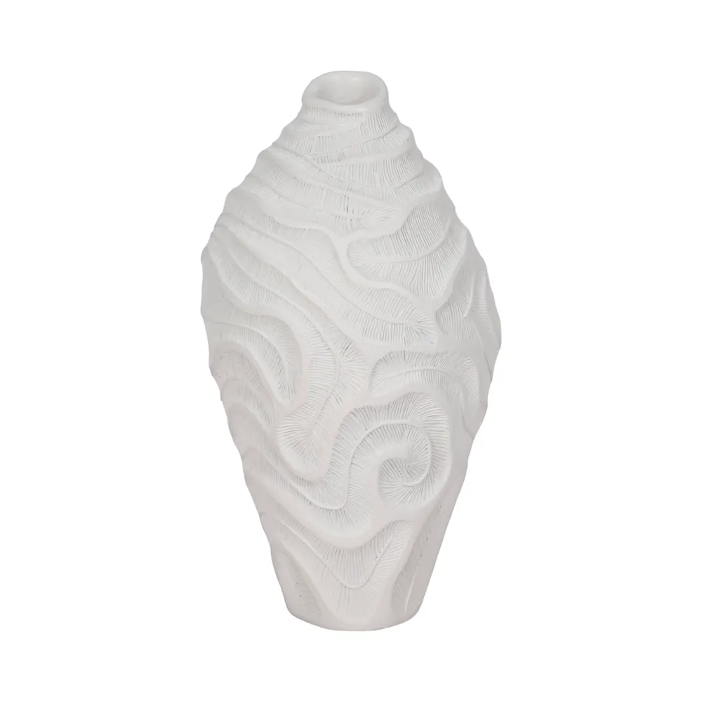 CAMDENSHAW WHITE VASE 14 (IN)