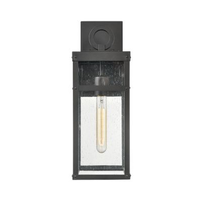 Dalton 17.5″ High 1-Light Outdoor Sconce - Textured Black