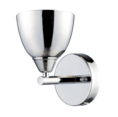 Reflections 8″ High 1-Light Sconce - Polished Chrome