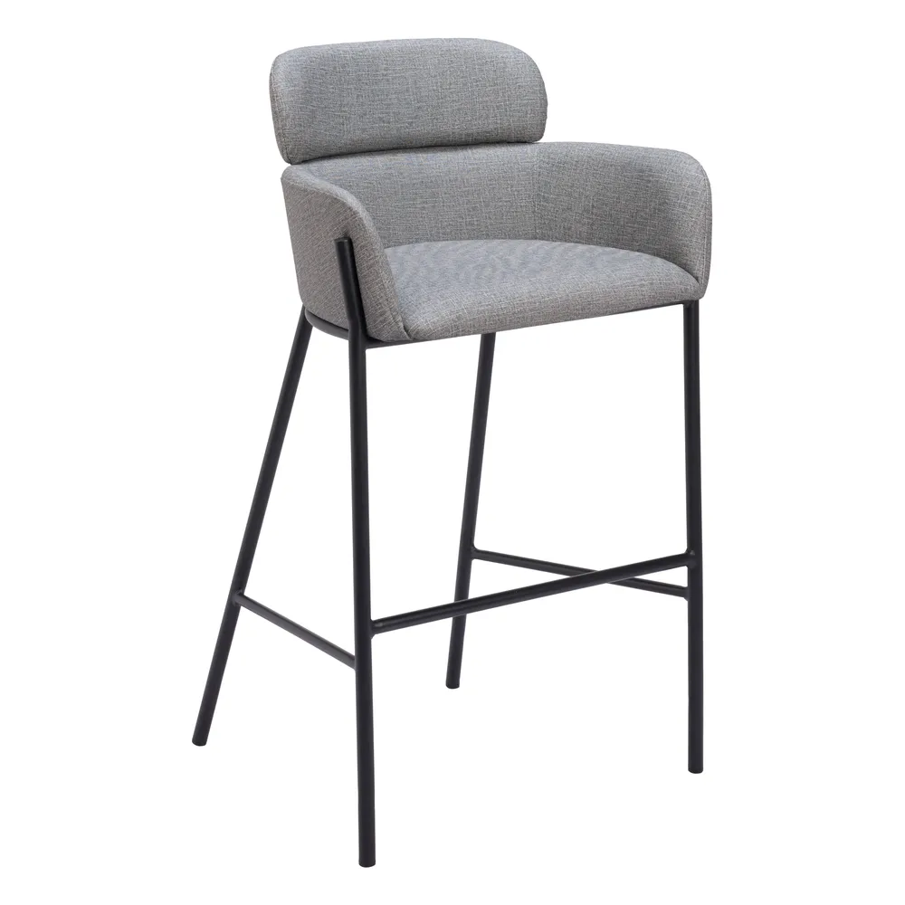 Bremor Barstool Slate Gray