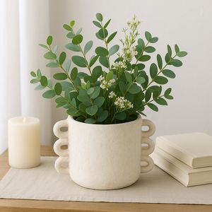 ARLOWHAVEN WHITE PLANTER 7 (IN) 2