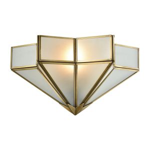 Decostar 8'' High 1-Light Sconce - Brushed Brass 1