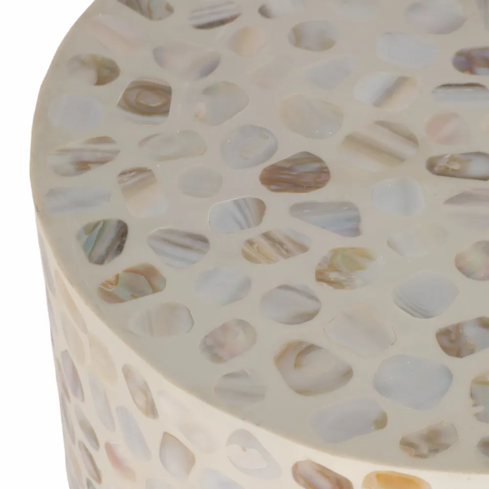 23" ALLERD MOTHER & PEARL COCKTAIL TABLE