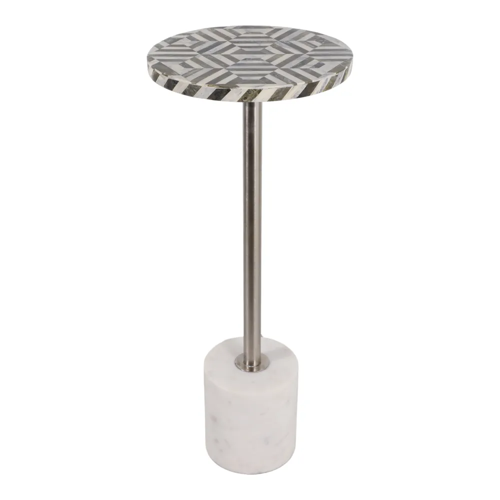 HEMMINGWELL WHITE TABLE 25 (IN)