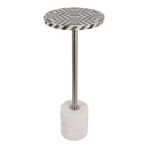 HEMMINGWELL WHITE TABLE 25 (IN) 5
