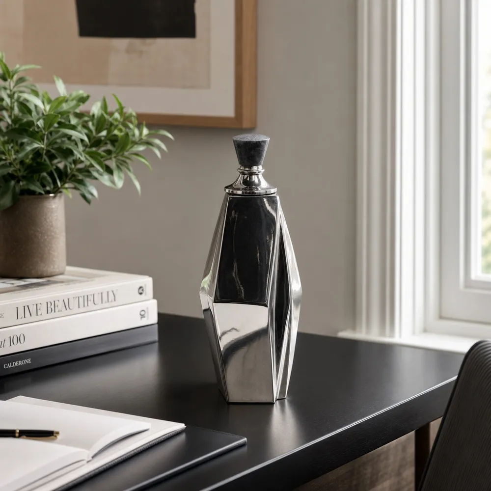 NORAWORTH SILVER VASE 13 (IN)